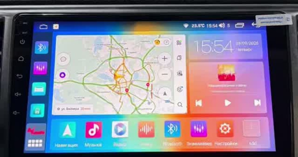 🚀Андроид магнитола от бренда Д-Аудио в авто клиента - Фольксваген Мультиван